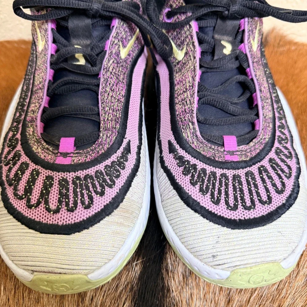 Nike Cosmic Unity 3 DV2757-500 Mens 8 Basketball Shoes rush Fuschia Lemon‎ Twist - Picture 3 of 8